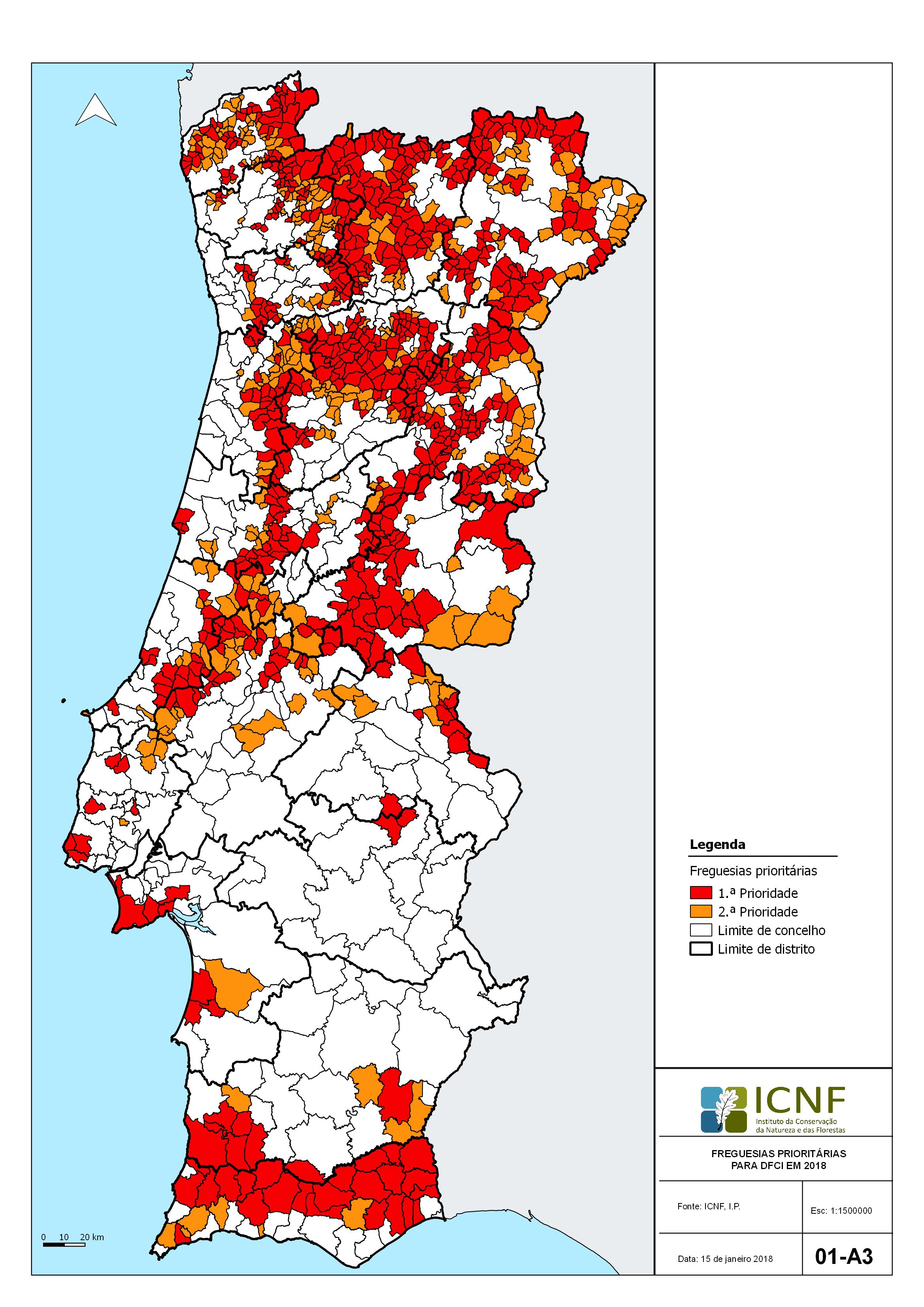 Nove das dez freguesias do concelho definidas com 1.ª prioridade para limpeza até 15 de março Nove das dez freguesias do concelho definidas com 1.ª prioridade para limpeza até 15 de março